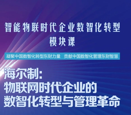 東財MBA智能物聯(lián)時代企業(yè)數(shù)智化轉(zhuǎn)型模塊課——海爾制：物聯(lián)網(wǎng)時代企業(yè)的數(shù)智化轉(zhuǎn)型與管理革命