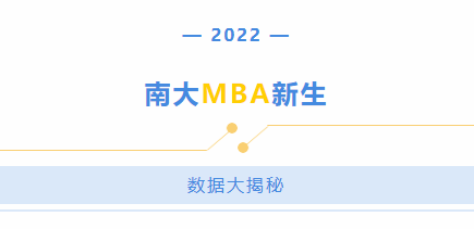 大揭秘 | 2022南京大學MBA新生數(shù)據(jù)