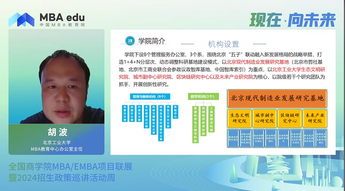 項目概況|北京工業大學MBA2024招生政策說明