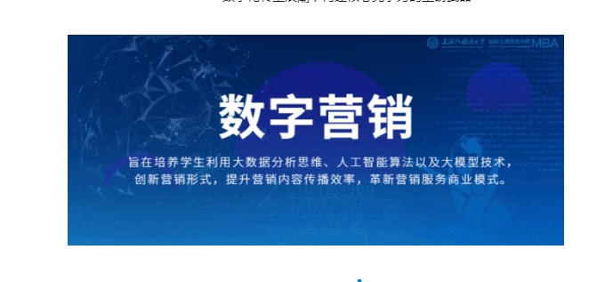 上外MBA專業方向解讀 | 數字營銷：創新智能營銷，賦能科技驅動的商業未來